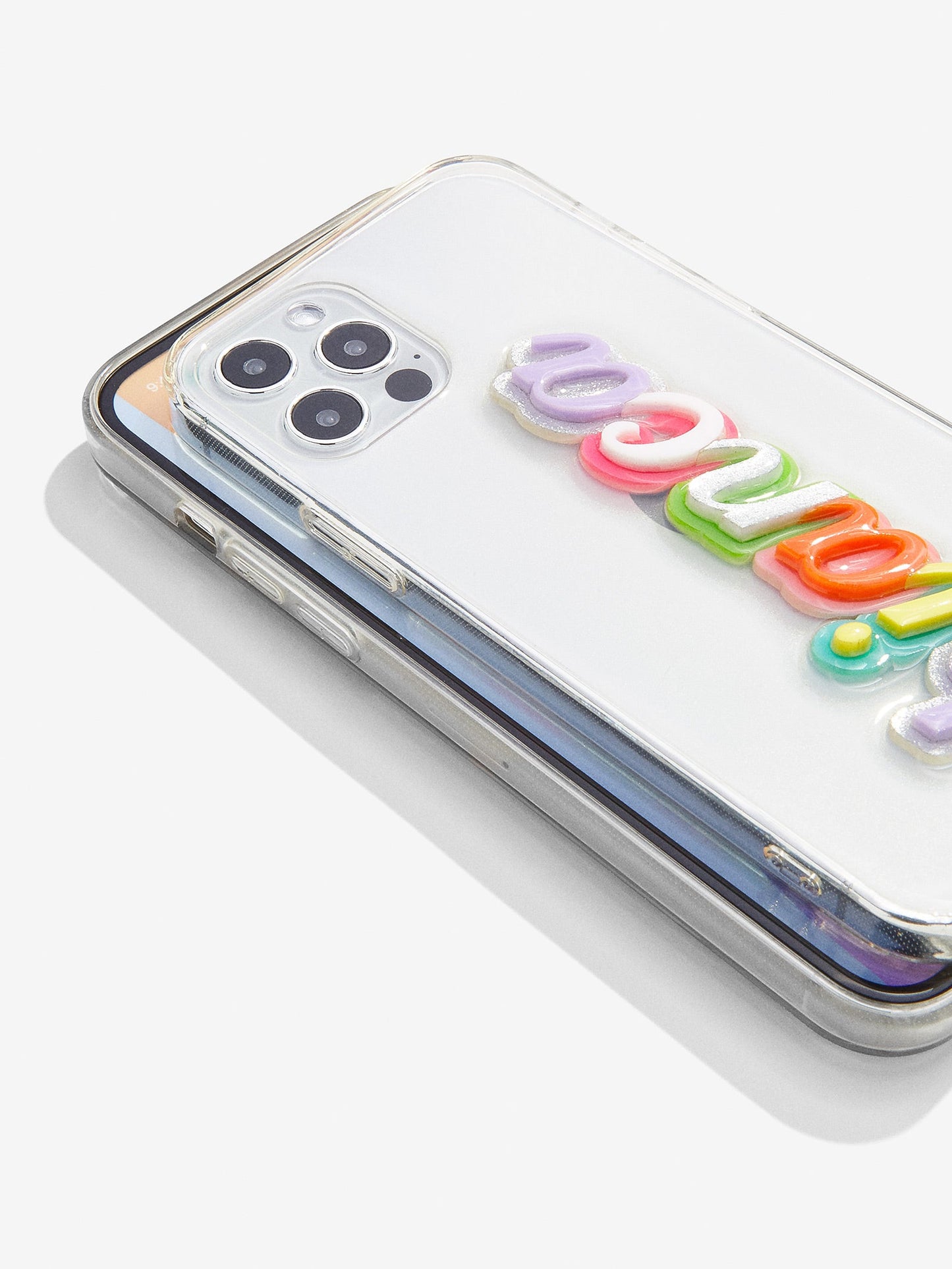 Color Me Happy Custom iPhone Case - Clear/Multi